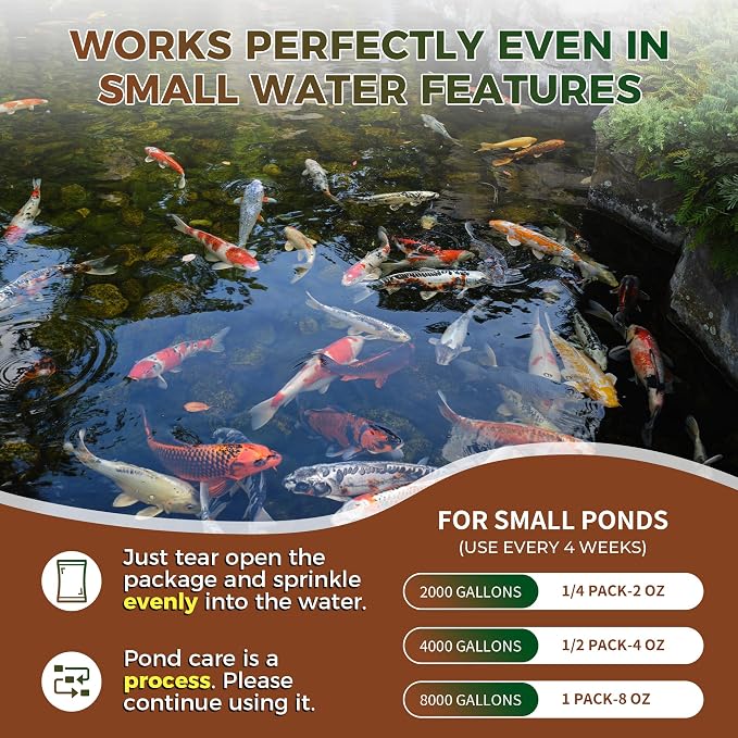 Dr.Raifya's Muck Reducer, Sludge & Odor Treatment for Ponds & Lakes - 6 LB | All-in-One Enhanced Cleaning Power, Natural Beneficial Bacteria & Enzyme, Fish, Pet & Wildlife Safe, Treats Up to 48000 Sq Ft