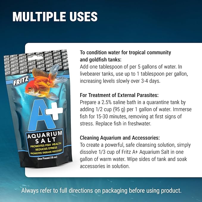 Fritz Aquatics A+ Aquarium Salt