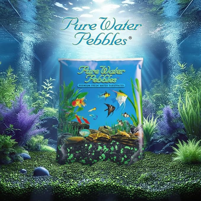 Emerald Glo Aquarium Gravel - 5 lbs - Non-Toxic, Colorfast, Vibrant Substrate for Aquariums, Terrariums, Ponds & Crafts