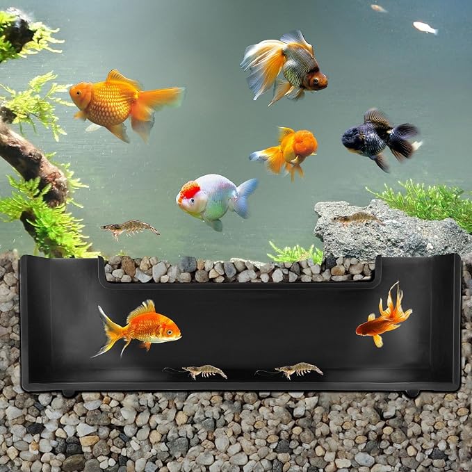 Shrimp Cave Aquarium Tunnel - Fish Tank Decorations, Corner Hideout, Hides for Aquarium - Tank Accessories