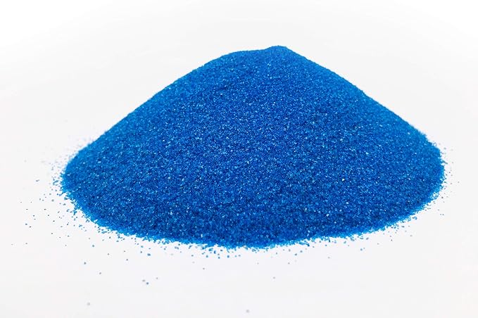 Blue Fine Colored Sand for Ritual Use, Zen Gardens, Incense Burners, Smudging Bowls, Unity Ceremonies, Mandalas, Spiritual Practices, Arts & Crafts by Alternative Imagination (1 Pound)