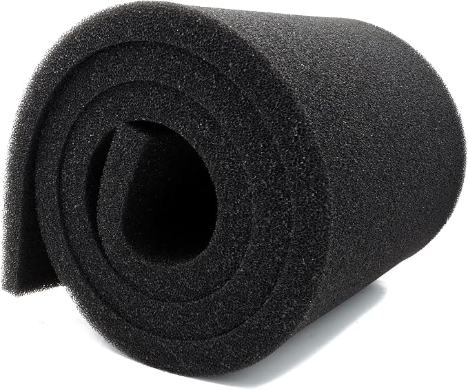 Aquarium Filter Media Foam Material Cut to Fit, 72" x 12" x 1", 40ppi | Bio Pre Filter, Sponge Pad Sheet, For Fish Tank