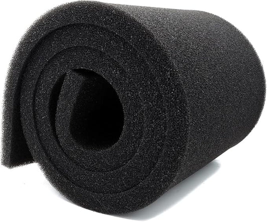 Aquarium Filter Media Foam Material Cut to Fit, 72" x 12" x 1", 40ppi | Bio Pre Filter, Sponge Pad Sheet, For Fish Tank