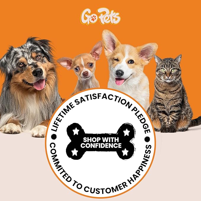 GoPets Dog Nail Clippers, Professional Pet Nail Trimmer for Large Dogs and Cats with Quick Sensor Safety Guard, Heavy Duty Stainless Steel Blades, Non-Slip Handle, Built-in File for Safe Grooming