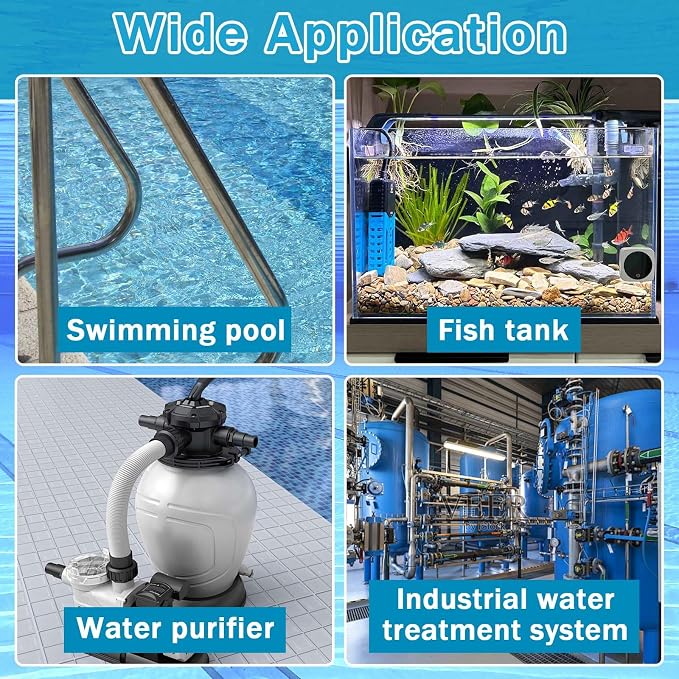4.8 lbs Pool Filter Balls for Sand Filter Pump, New Upgrade Efficient Swimming Pool Filter Sand Alternative(Equals 150 lbs Pool Filter Sand), Reusable Eco-Friendly Fiber Filter Media Balls