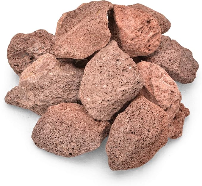Stanbroil Lava Rock Granules, Decorative Landscaping for Fire Bowls, Fire Pits, Gas Log Sets, Indoor or Outdoor Fireplaces - 10 Pounds (2.75"-5") | for Fire Bowls, Fire Pits, Gas Log Sets, Indoor or Outdoor Fireplaces