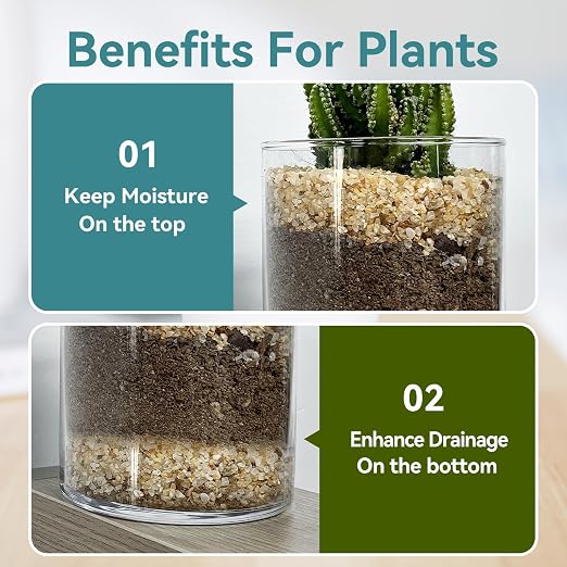 1-2mm Coarse Sand for Plants, 20lbs Horticultural Sand for Gardening | Desert Silica Sand for Cactus, Vases, Aquariums, Terrarium, Fish Tank, Drainage Rocks for Potted Plants, Bamboo, Crafts