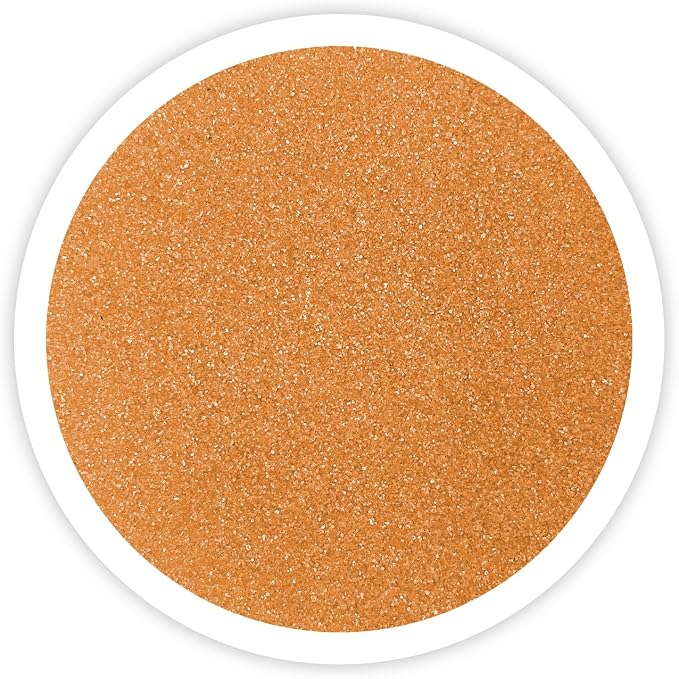 Mango Unity Sand, 1 LB (16 oz), Orange Colored Sand for Weddings, Vase Filler, Home Decor, Crafts, Terrariums, and More
