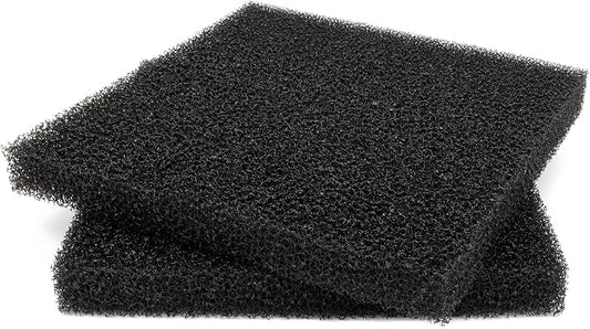2-Pack 20 PPI Aquarium Filter Foam Sponge Pad 9x9x1 | Fish Tank Bio Sponge Coarse Sheet Filter Media Pad, Cut-to-Size Foam for Pet Filters