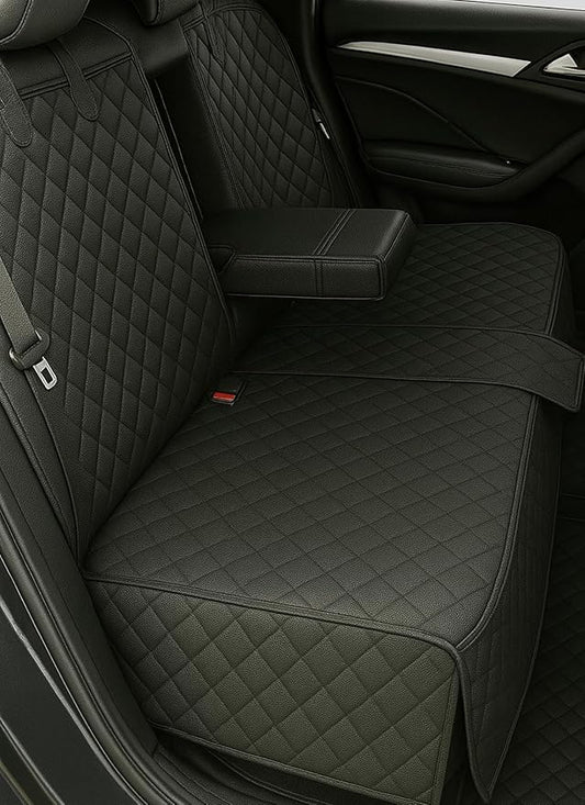 fidozen Waterproof Dog Car Seat Cover for Back Seat, Split Car Seat Covers for Dogs, Pet Backseat Cover for Dogs in Car, Nonslip Car Seat Protector, Seat Covers for Cars SUV Truck,seat Belt