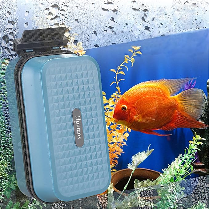 Aquarium Magnetic Cleaner Glass Fish Tank Magnet Brush Algae Scraper Floating
