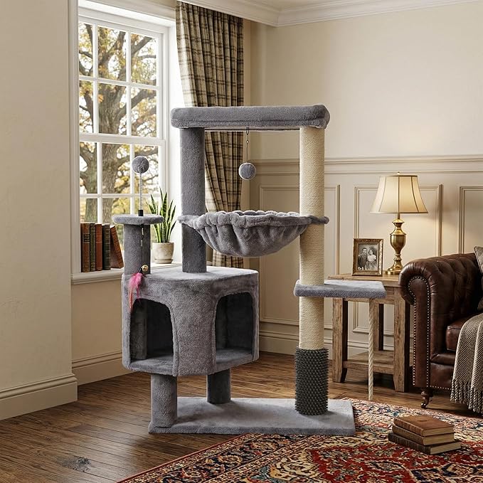 YOUPET CAT Tree (Gray, 34.4")