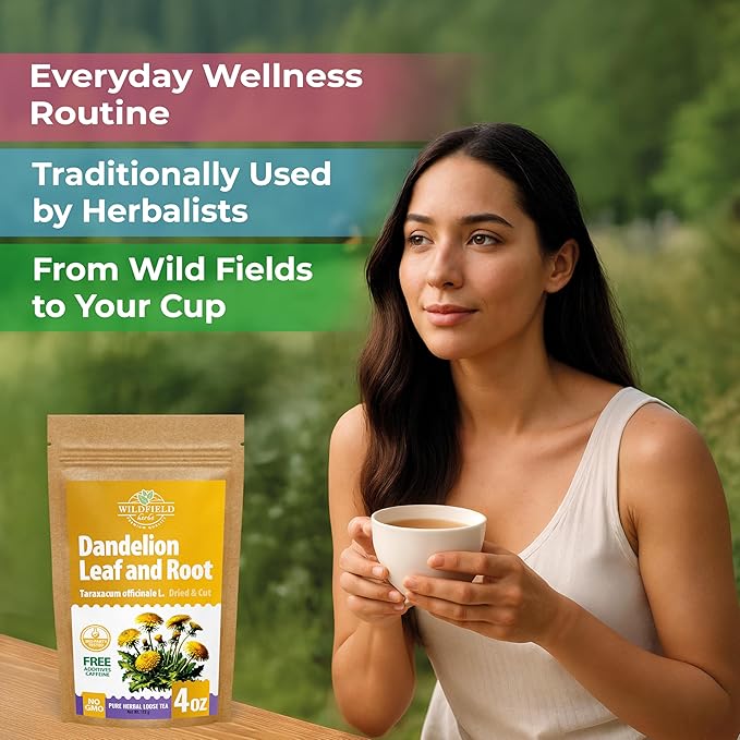 4 oz. Dandelion Leaf Root Tea Dandelion Tea Herbal (Taraxacum) - 113g Herbhojas Y Raнz De Diente De Leуn