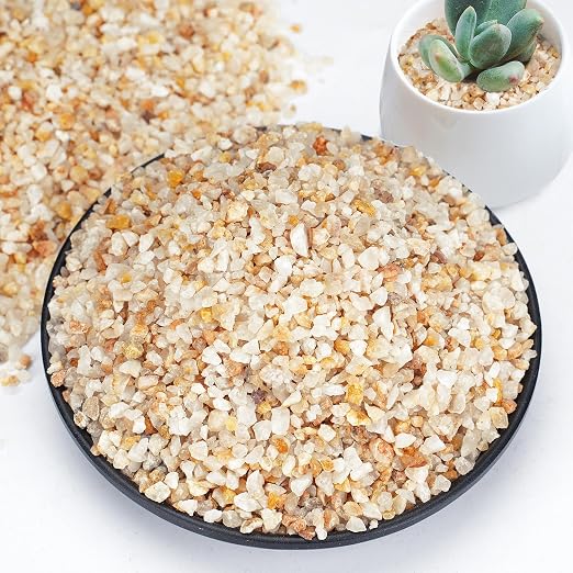 1-2mm Coarse Sand for Plants, 12lbs Horticultural Sand for Gardening | Desert Silica Sand for Cactus, Vases, Aquariums, Terrarium, Fish Tank, Drainage Rocks for Potted Plants, Bamboo, Crafts