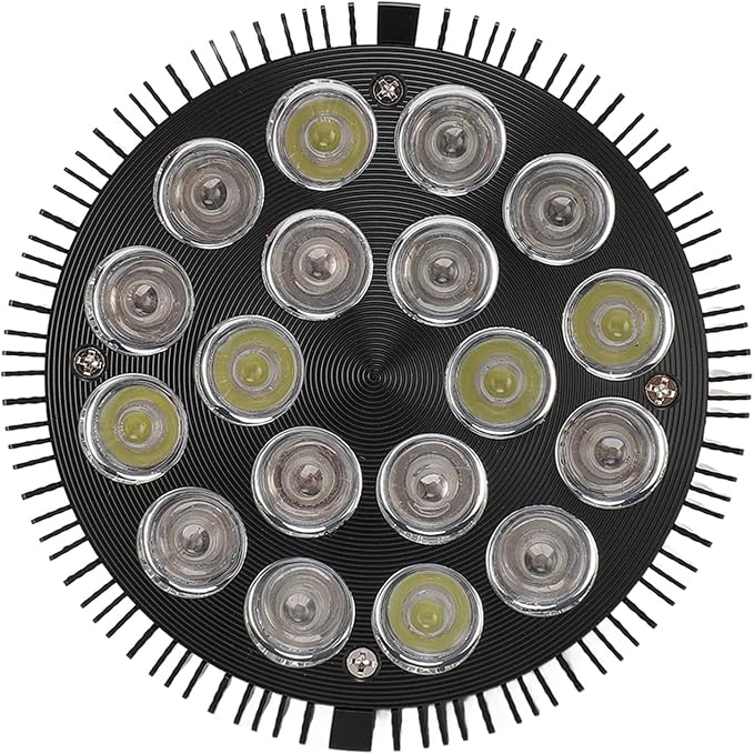 LED Aquarium Lights Bulb, 18W Saltwater Aquarium Light, Aquarium Plant Lights Fish Tank Bulb with 6 Band Full Spectrum, Fish Tank Light for Fresh Water Light Multi Color,