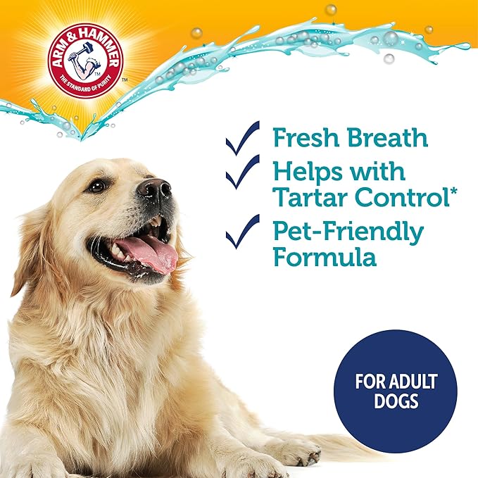 Arm & Hammer Complete Care Dog Dental Kit with Two Flavors: Chicken & Peanut Butter Enzymatic Dog Toothpaste, Toothbrush, & Finger Brush, Baking Soda + Calcium, 2.5oz Each