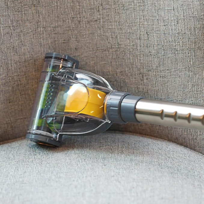OVENTE Universal Pet Hair/Sofa Brush Attachment Compatible with ST2000, ST2010 and ST2620 Canister Vacuum Cleaners for Efficient Home Cleanup, Easy to Use and Detach, Yellow ACPST2674