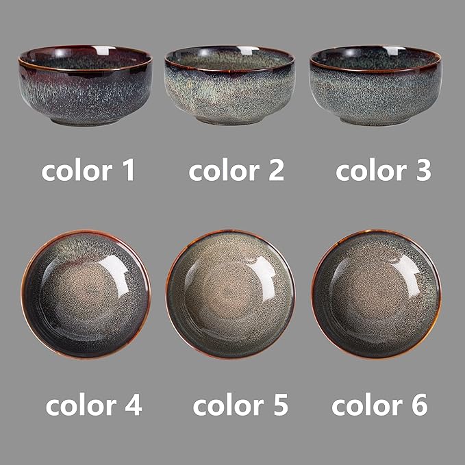 22 Ounce Serving Bowls Set - Ceramic Bowl Set of 2-5.75 inch for Salad, Soup,Cereal Bowls for Kitchen