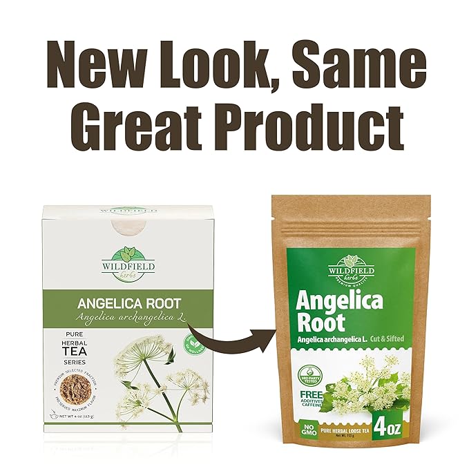 4 oz. Angelica Root Bulk Herb Herbal Tea (Angelica Archangelica) - 113g Herb Tea