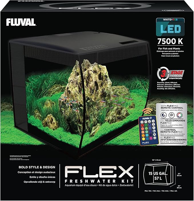 Hagen Flex Freshwater Kit - Black - 15 gal