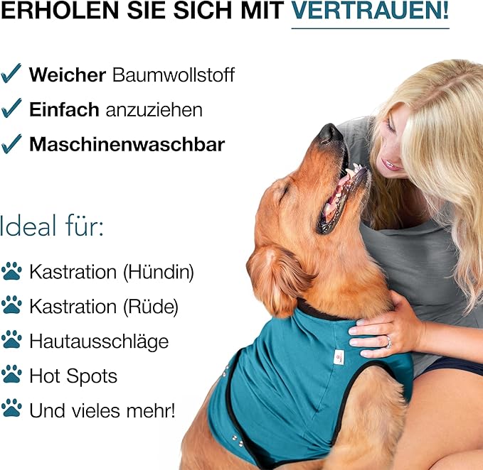 BellyGuard Dog Surgery Recovery Suit, Dog Onesie for Post-Op Care, Recovery Apparel for Female and Male, Surgical Body Cover for Canine Healing Support