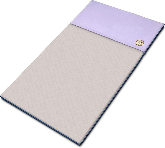 GuineaDad Original Reusable Cage Liner – Purple Fleece Bedding with Burrowing Pocket – Extra Absorbent Core & Waterproof Bottom – Fits C&C 2x4 Guinea Pig Cages – Small Animal Supplies