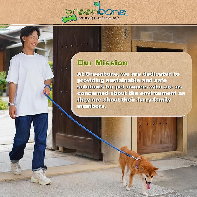Greenbone BioBase Pet Poop Bags - 8 Rolls, 96 Bags - 13 Inch x 9 Inch