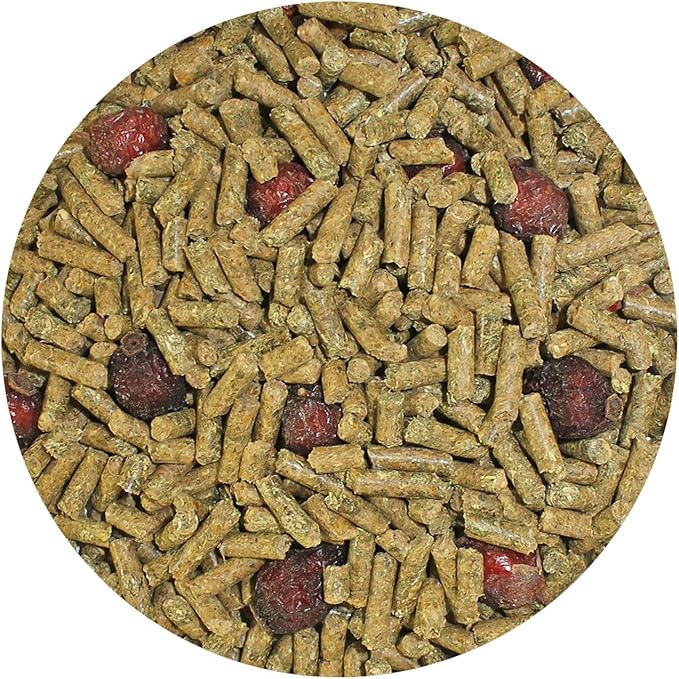 Chinchilla Diet with Rose Hips - Nutritionally Complete Natural Healthy Pellet Food for Pet Chinchillas (2 lb.)