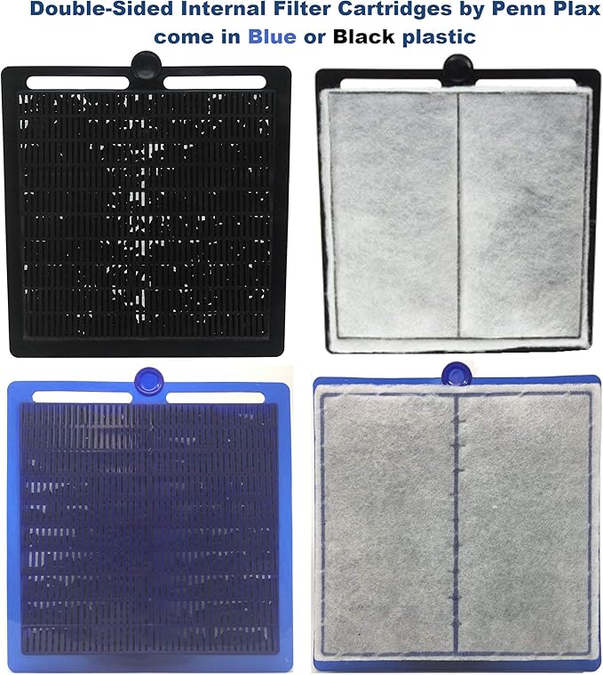 Penn-Plax Cascade 300 Power Filter – Hang-On Filter with Quad Filtration – Great for Freshwater and Saltwater Setups