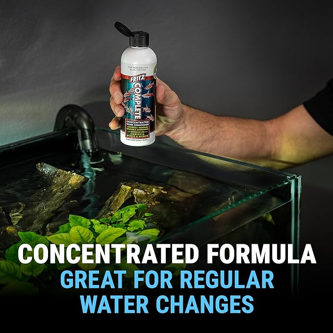 Fritz Aquatics Complete Water Conditioner/Dechlorinator for Fresh & Salt Water Aquariums (2-Ounce)
