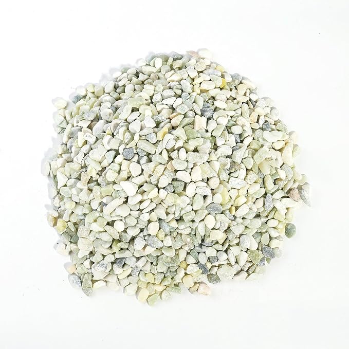 12 LBS Natural Gravel for Fish Tank, StoneCreek Betta Fish Aquarium Gravel, Vase Filler, River Rocks, Fish Tank Decorations, Perfect for Aquarium Decor, Fish Tank, & Indoor Plant, Jade