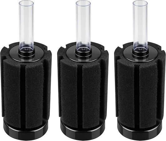 Aquarium Sponge Filter Fish Tank Filters for Fish Tank up to 20 Gallon 3-Pack