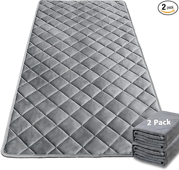 Guinea Pig Bedding, 2 Pack 59x31IN Fleece Cage Liner, Super Absorbent & Odor Control & Washable & Reusable Guinea Pig Liner for C&C 2X4 Cage, Pee Pad Mat for Small Animal, Rabbit, Bunny