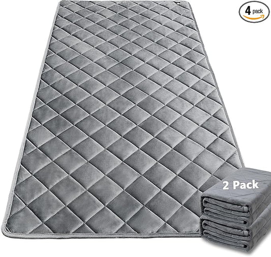 Guinea Pig Fleece Bedding, 18X24in 4Pack, Easy Clean & Super Absorbent & Odor Control & Waterproof Reusable Guinea Pig Cage Liner for Guinea Pig, Dog, Small Animal, Rabbit, Bunny, Chinchilla