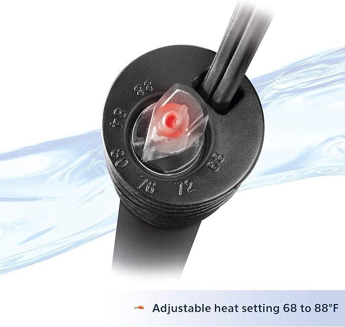 Aqueon Adjustable PRO Aquarium Heater Up to 20 Gallons, 50 Watts