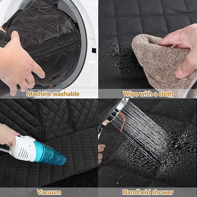 Dog Car Seat Cover for Back Seat Pet Cover for Dogs Waterproof Car Seat Protector Bench Seat Cover, Scratchproof Nonslip Durable Car Seat Covers for SUV,Truck &Cars(Standard Size:52W*48L)