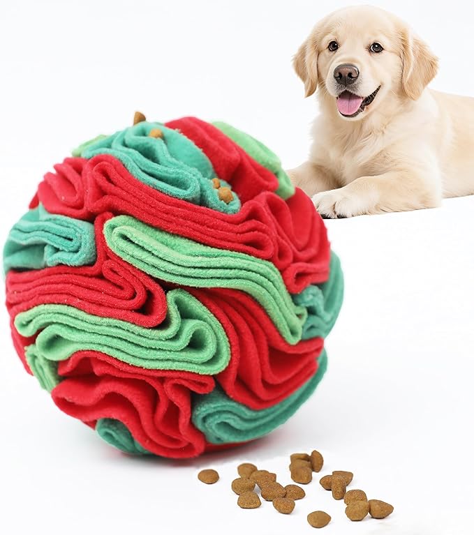 Ablechien Snuffle Ball for Dogs - Interactive Dogs Toys to Keep Them Busy, Dog Puzzle Toy, Dog Enrichment Toys for Small, Medium Pets Daily Companionship, Training Reward Gift