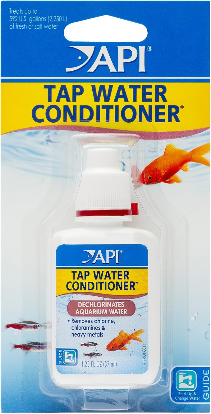 API TAP WATER CONDITIONER Aquarium Water Conditioner 1.25-Ounce Bottle