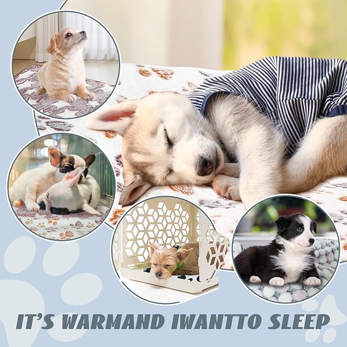 YedsIntu 6 Pcs Absorbent Guinea Pig Blankets Washable Small Animal Fleece Bedding Cage Liners Reusable Pet Pee Pad Sleep Mat Pad Cover for Hamster Ferret Rabbit Chinchilla Hedgehog (16"x24")