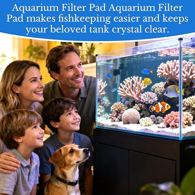 MAQIHAN Aquarium Filter Pad – Aquarium Filter Media 39.4 x 11.8in Aquarium Filter Floss for Freshwater & Saltwater Fish Tanks, Ponds, Turtle, Water Polishing Pad for Clear Water
