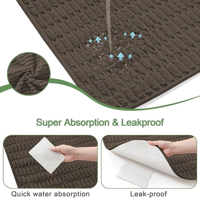 Washable Pee Pads for Dogs, Reusable Puppy Pads Dog Pads, Non-Slip Dog Pee Pads, Leakproof Pet Pee Pads Wee Wee Pads for Dogs. (Coffee, 60"x82"(Pack of 1))