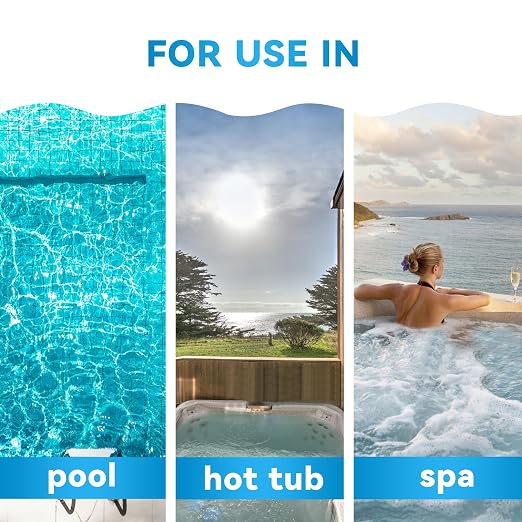 Phosphate Test Kit, Pool Phosphate Test Kit, 50 ct with Colorimetric Tube | Phosphate Test Strips for Hot Tub and Swimming Pool, Quick & Reliable Water Testing