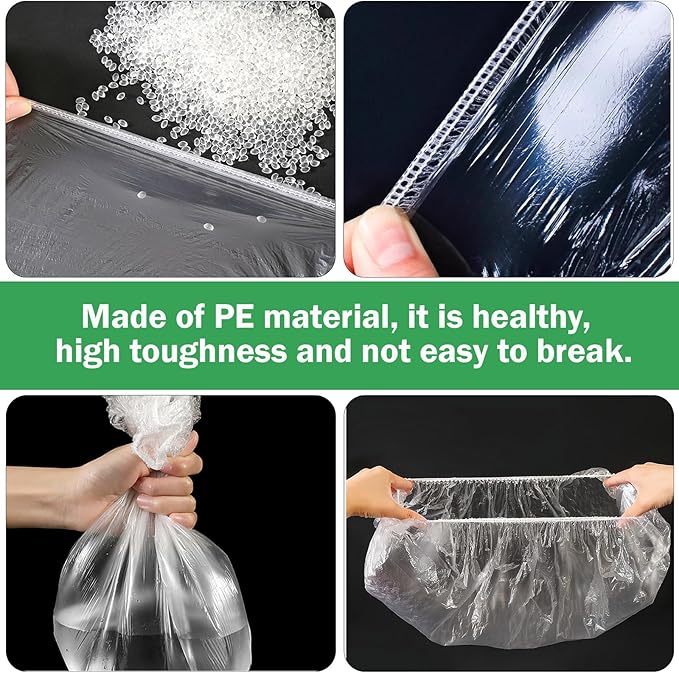50 Pack Disposable Bird Cage Liners, Clear Plastic, 27 * 20 Inches, Leak-Proof, Universal Tray Liner Bags for Parrots, Canaries, Cockatiels