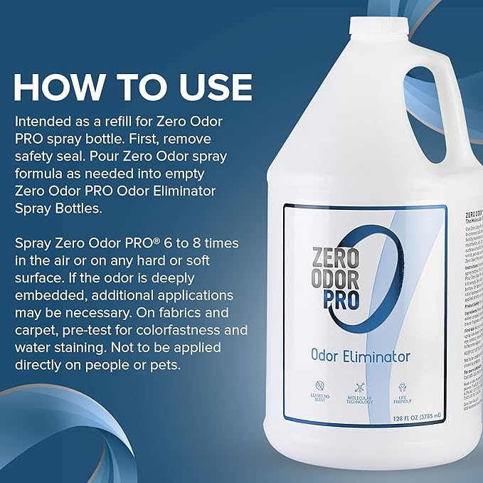 Zero Odor 128 oz. PRO Odor Eliminator Refill PL1128004