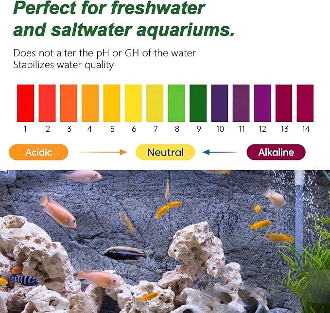 FZONE Activated Charcoal, Premium Natural Coconut Shell Activated Carbon for Freshwater and Saltwater, Aquarium Filter Media, Activated Charcoal Bulk (1.4lb with Fine Mesh Bag)