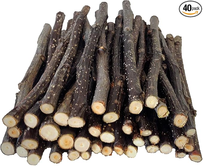 40 Apple Thin CHEW Sticks for Small Animals