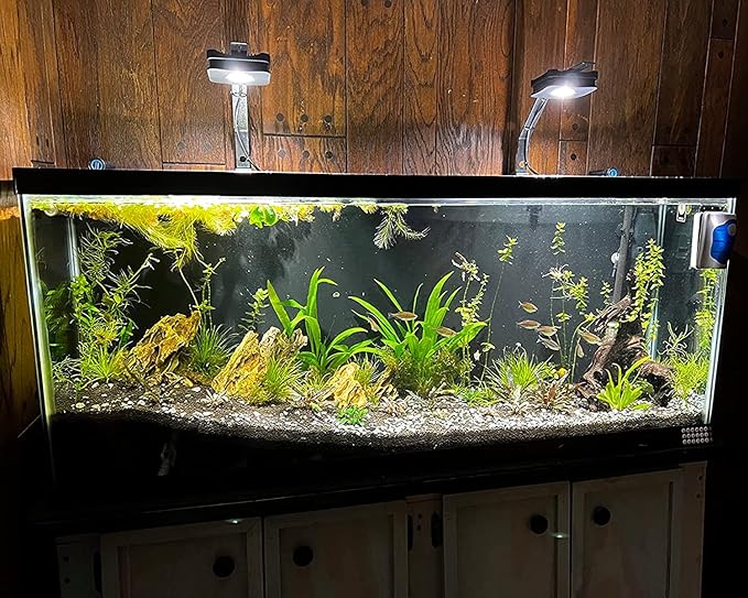 Lominie Aquarium Plant Light 26W Freshwater LED Aquarium Light Full Spectrum with Remote Control for Refugium Shrimp Tropical Fish Tank