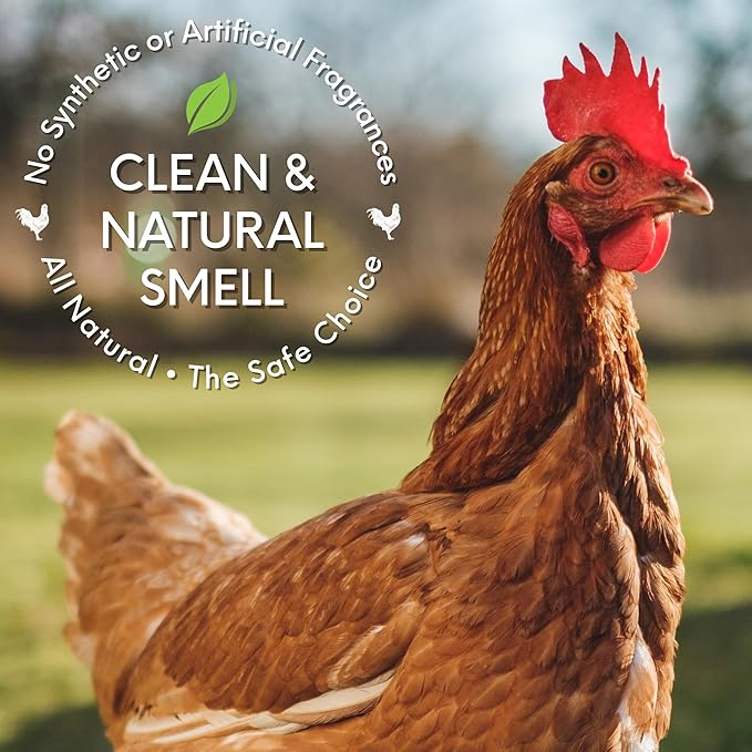 Chick Fresh - Odor Control Spray for Backyard Chickens. Eliminate Chicken Coop, Brooder, Nest Boxes, Hen Houses, Rabbit Hutches Odor & More! 24 oz Spray Bottle (2 Pack)