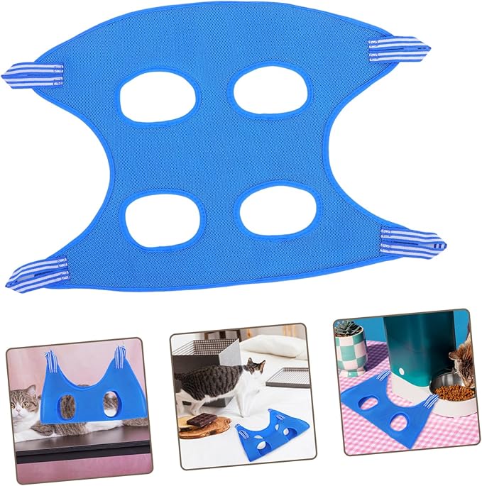 VICASKY Animal Hammock for Grooming Space-Saving and Cats Wall Door Mounted Comfortable Pet Grooming Strap Stylish for Home Decor