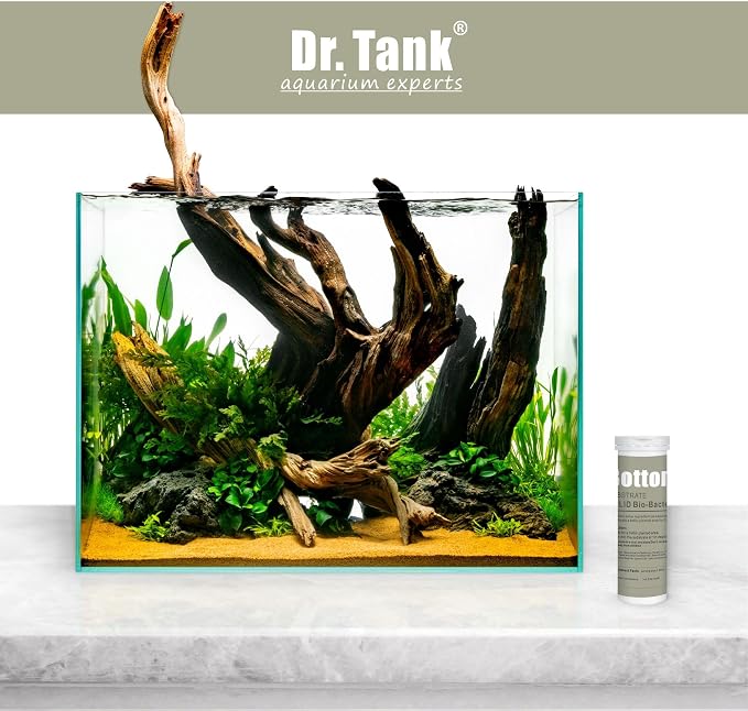 Dr. Tank Bottom Stick - Aquarium Plant Fertilizer Sticks for Aquatic Plants, Substrate Nutrients for Freshwater & Planted Tanks, Slow-Release Nutrients for Plant Growth, 15 Sticks - Energize Stick
